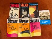 Sju Simenon p&aring; franska
