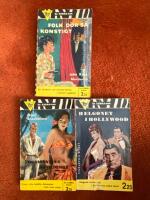 Fem Zebrapocket fr&aring;n 1954-1957