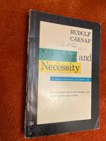 Meaning and Necessity
