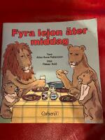 Fyra lejon &auml;ter middag