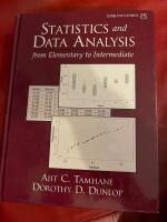 Statistics and Data Analysis