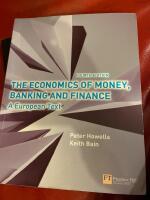 Economics of money, banking and finance - a european text