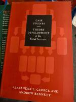 Case studies and theory development in the social sciences