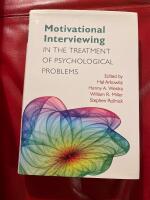 Motivational interviewing in the treatment of psychological problems