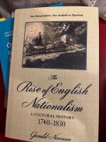 The Rise of English Nationalism 1740-1830