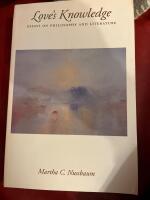 Love's knowledge : essays on philosophy and literature