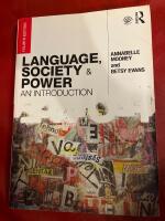 Language, society and Power