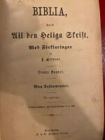 Biblia Gamla testamentet 1-2 och Nya testamentet