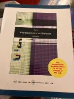 Microeconomics and behavior