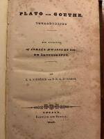 Plato och Goethe &mdash; Betraktelser med anledning af Isra&euml;l Hwassers bok: Om &auml;ktenskapet