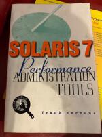 Solaris 7 Performance Administration tools