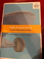 Swift programming The big nerd ranch guide