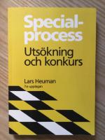 Specialprocess : uts&ouml;kning och konkurs