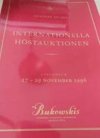 Internationella H&ouml;stauktionen 27-29 November 1996