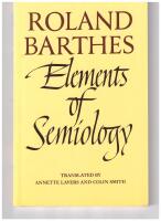 Elements of semiology