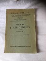 Biblia Hebraica Liber Genesis av 