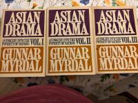Asian drama. An inquiry into the poverty of nations Vol. I-III