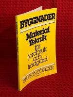 Byggnader: Material, teknik f&ouml;r jordbruk och tr&auml;d&aring;g&aring;rd 