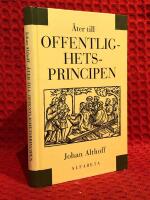 &Aring;ter till offentlighetsprincipen