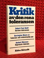 Kritik av den rena toleransen