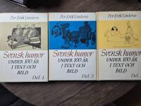 Svensk humor under 100 &aring;r i text och bild del 1-3