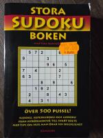 Stora sudokuboken - &ouml;ver 500 pussel!