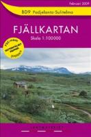 BD9 Padjelanta-Sulitelma fj&auml;llkartan : 1:100000