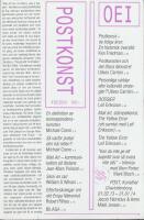 OEI # 65 Postkonst / Mail art