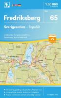 65 Fredriksberg Sverigeserien Topo50 : Skala 1:50 000