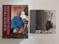 Mannerstr&ouml;ms stora kokbok + Leifs mat. 2 b&ouml;cker