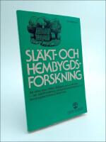Sl&auml;kt- och hembygdsforskning