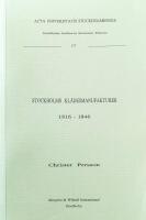 Stockholms kl&auml;desmanufakturer 1816-1846