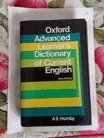 Oxford Advanced learner's dictionary of current English