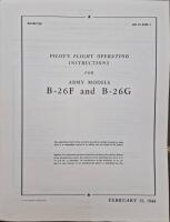 Pilot's flight operations instructions for the B-26 Martin Marauder