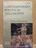 Contemporary Political Philosophy - an Introduction