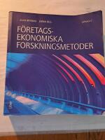 F&ouml;retagsekonomiska forskningsmetoder