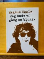 Jag hade en g&aring;ng en blogg