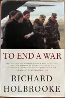 To end a war
