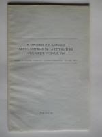 Revue annuelle de la litt&eacute;rature Su&eacute;doise sur la g&eacute;ologie quaternaire 1930