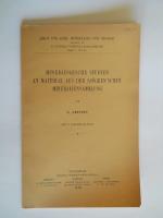 Mineralogische Studien an material aus der Sj&ouml;gren&rsquo;schen mineraliensammlung