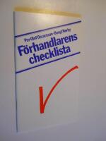 F&ouml;rhandlarens checklista