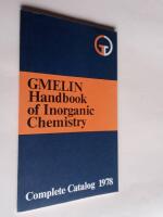 Gmelins Handbook of Inorganic Chemistry-Compleate Catalog 1978