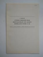 Svensk forskning inom Kristallografi och allm&auml;n mineralogi under 25 &aring;r 