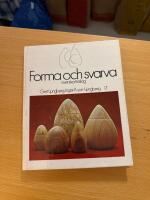 Forma och svarva i svenska tr&auml;slag