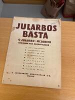 Jularbos b&auml;sta 9 jularbo-melodier f&ouml;r piano med dragspelsarrangemang