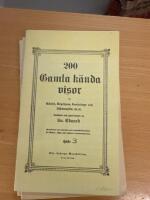 200 k&auml;nda visor om k&auml;rlek dryckjom bev&auml;rings- och sj&ouml;mansliv m.m. H&auml;fte 3