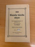 200 k&auml;nda visor om k&auml;rlek dryckjom bev&auml;rings- och sj&ouml;mansliv  m.m. H&auml;fte 6