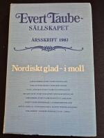 Evert Taube S&auml;llskapet &Aring;rsskrift 1983