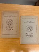 Svenska Turistf&ouml;reningens Atlas &ouml;ver Sverige Del 1-2