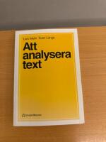 Att analysera text : stilanalys med exempel